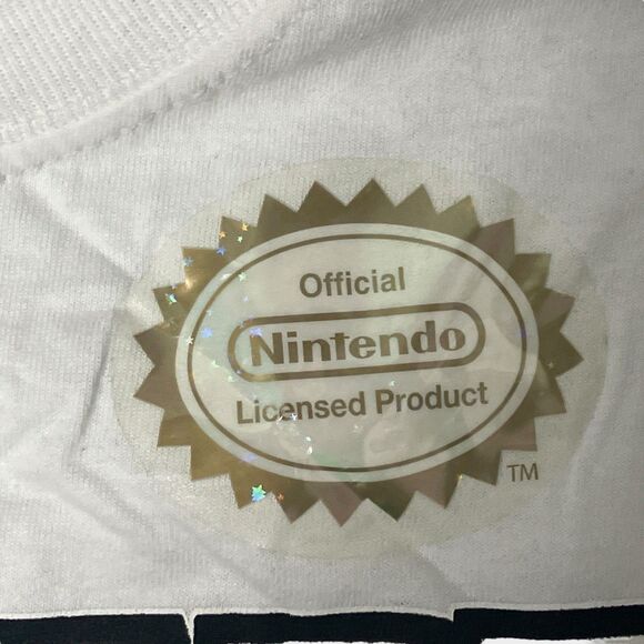 Mario Kart T Shirt Mens 2XL White Nintendo Super Mario Graphic Tee Video Gamer - Picture 7 of 9